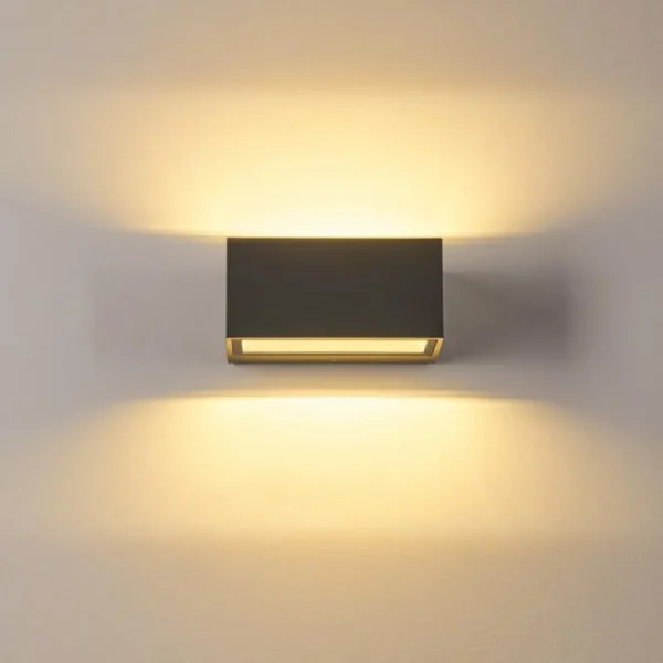 hofstein Applique murale d'extérieur Spidern LED Anthracite, 1 lumière* Lampes Modernes