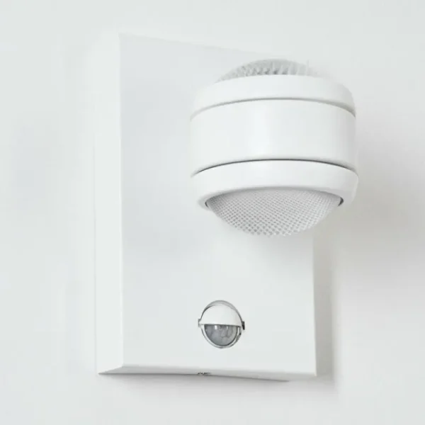 hofstein Applique murale d'extérieur Borlo LED Blanc, 2 lumières, Détecteur de mouvement* Lampes Modernes