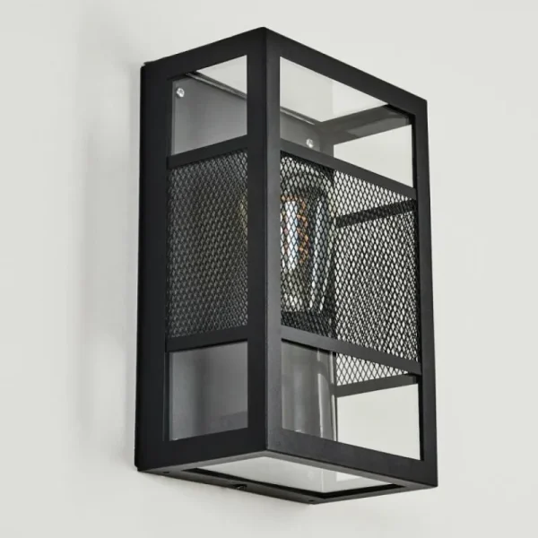 hofstein Applique murale d'extérieur Nelgen Noir, 1 lumière* Lampes Modernes