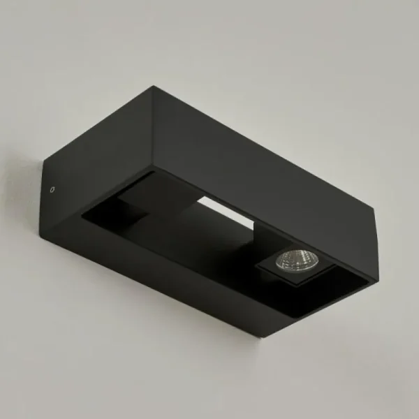 hofstein Applique murale d'extérieur Fletcher LED Anthracite, 2 lumières* Lampes Modernes