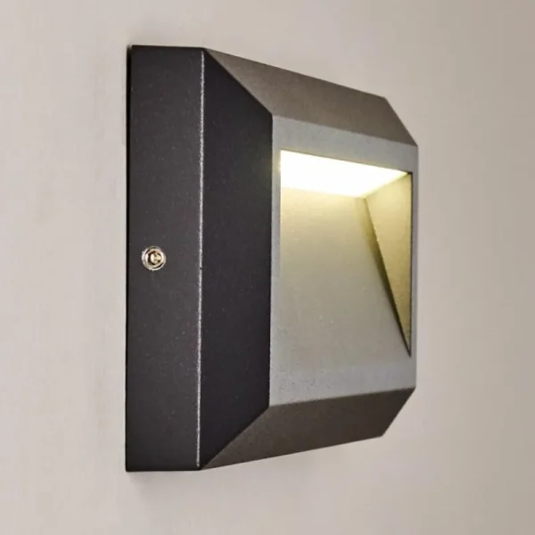 hofstein Applique murale d'extérieur Alkmaar LED Anthracite, 1 lumière* Lampes Modernes