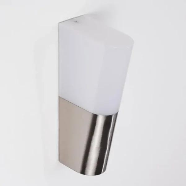 hofstein Applique murale d'extérieur Busalla LED Nickel mat, 1 lumière* Lampes Modernes