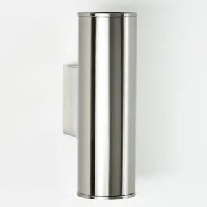 hofstein Applique murale d'extérieur Brachy LED Acier inoxydable, 2 lumières* Lampes Modernes