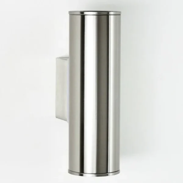 hofstein Applique murale d'extérieur Brachy LED Acier inoxydable, 2 lumières* Lampes Modernes