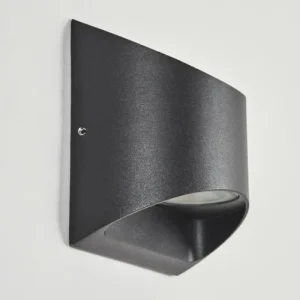 hofstein Applique murale d'extérieur Suriyaco LED Noir, 2 lumières* Lampes Modernes