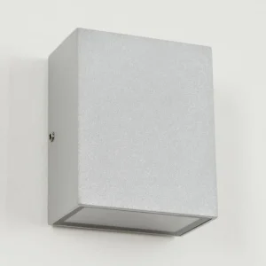 hofstein Applique murale d'extérieur Casmilo LED Argenté, 2 lumières* Lampes Modernes
