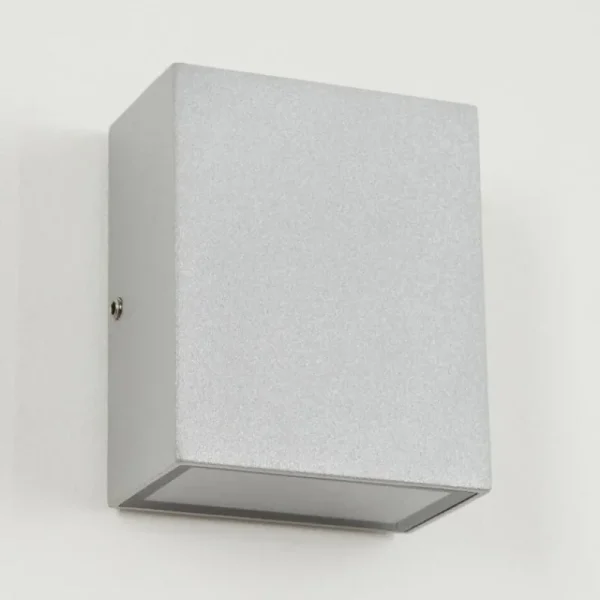 hofstein Applique murale d'extérieur Casmilo LED Argenté, 2 lumières* Lampes Modernes