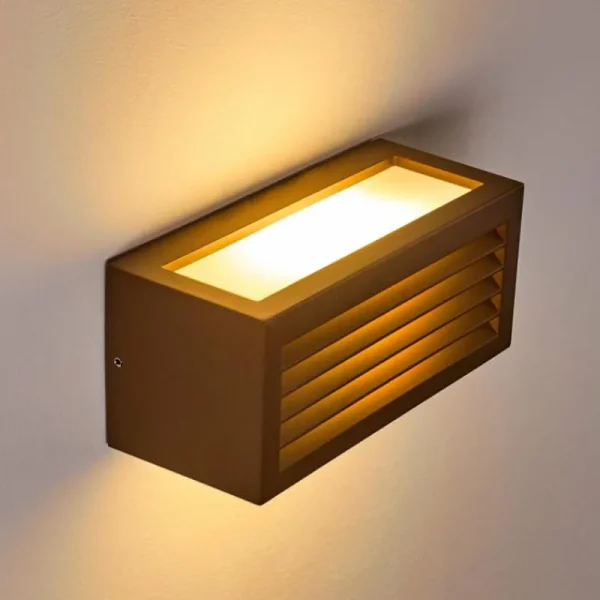 hofstein Applique murale d'extérieur Naldmadebro Brun, 1 lumière* Lampes Modernes
