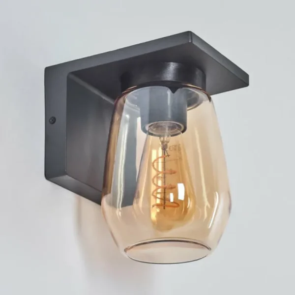 hofstein Applique murale d'extérieur Aquin Anthracite, 1 lumière* Lampes Modernes
