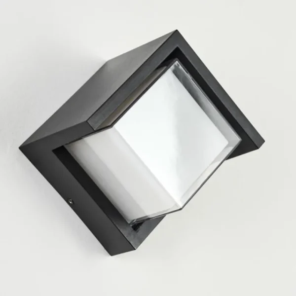 hofstein Applique murale d'extérieur Vurey LED Noir, 1 lumière* Lampes Modernes