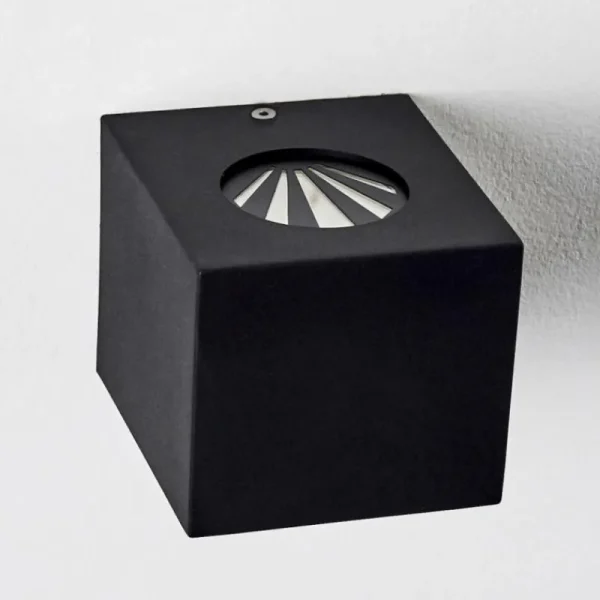 hofstein Applique murale d'extérieur Jonava LED Noir, 2 lumières* Lampes Modernes