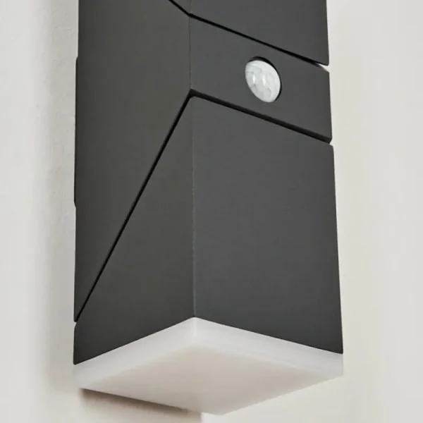 hofstein Applique murale d'extérieur Toogong LED Anthracite, 2 lumières, Détecteur de mouvement* Lampes Modernes