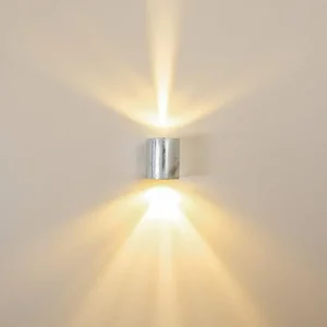 hofstein Applique murale d'extérieur Mora LED Zingué, 2 lumières* Lampes Modernes