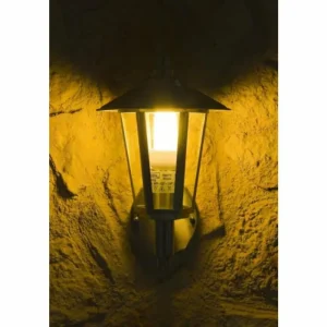 hofstein Applique murale d'extérieur Moskau Acier inoxydable, Transparent, 1 lumière* Lampes Modernes