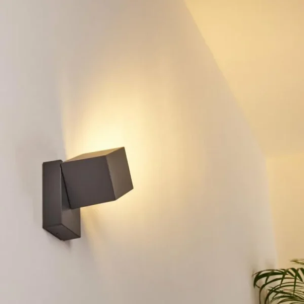hofstein Applique murale d'extérieur Bregenz LED Anthracite, 1 lumière* Lampes Modernes