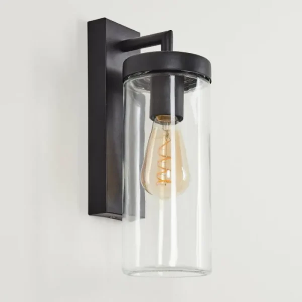 hofstein Applique murale d'extérieur Alegcirasn Noir, 1 lumière* Lampes Modernes