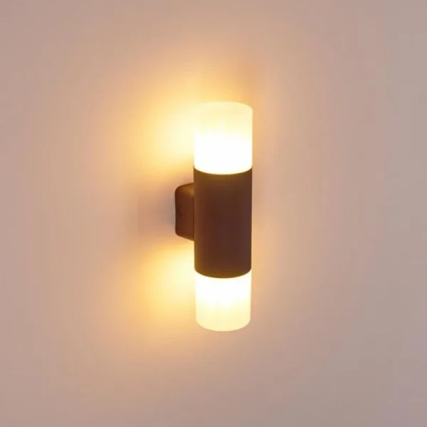 hofstein Applique murale d'extérieur Buhrkall Rouille, 2 lumières* Lampes Modernes