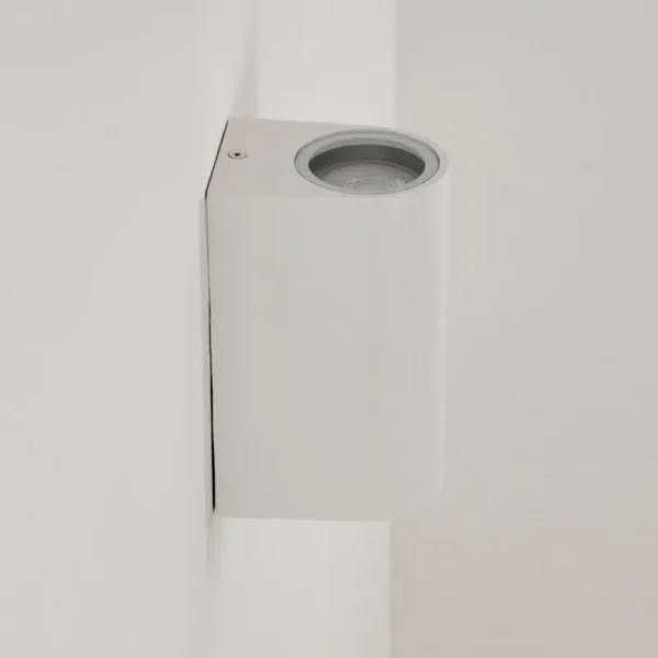 hofstein Applique murale d'extérieur Kingstown Blanc, 2 lumières* Lampes Modernes