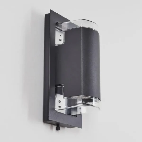 hofstein Applique murale d'extérieur Nabawa Anthracite, 2 lumières* Lampes Modernes
