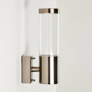 hofstein Applique murale d'extérieur Noreaz Chrome, 1 lumière* Lampes Modernes