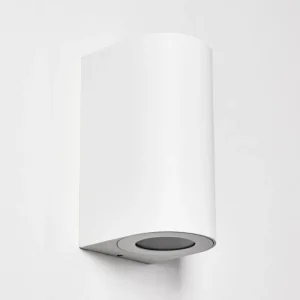 hofstein Applique murale d'extérieur Boda Blanc, 2 lumières* Lampes Modernes