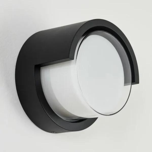 hofstein Applique murale d'extérieur Vurey LED Noir, 1 lumière* Lampes Modernes