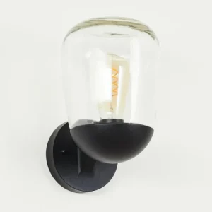 hofstein Applique murale d'extérieur Ystheim Noir, 1 lumière* Lampes Modernes