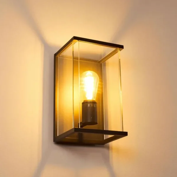 hofstein Applique murale d'extérieur Faroer Anthracite, 1 lumière* Lampes Modernes