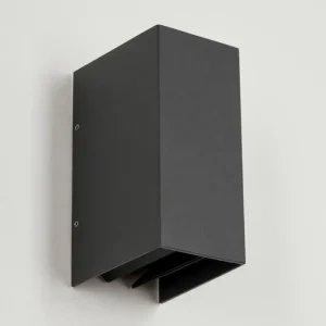 hofstein Applique murale d'extérieur Hoods LED Anthracite, 2 lumières* Lampes En Verre