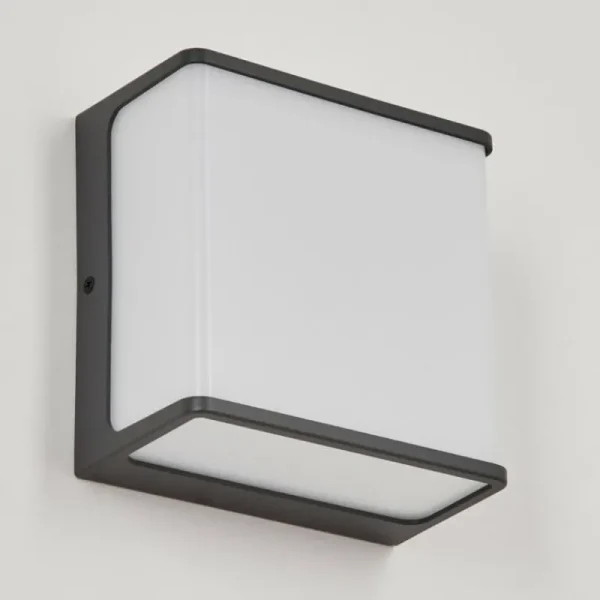 hofstein Applique murale d'extérieur Burseryd LED Anthracite, Blanc, 1 lumière* Lampes Modernes