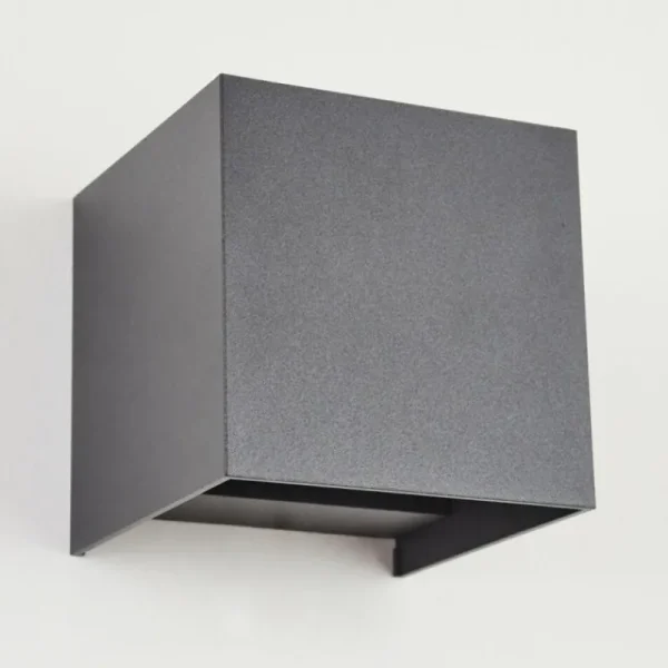 hofstein Applique murale d'extérieur Anobra LED Anthracite, Blanc, 1 lumière* Lampes Modernes