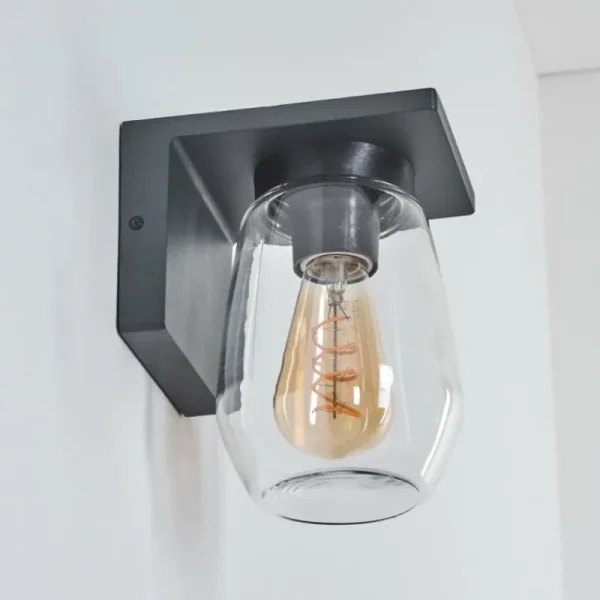 hofstein Applique murale d'extérieur Aquin Anthracite, 1 lumière* Lampes Modernes