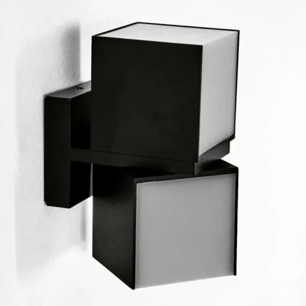 hofstein Applique murale d'extérieur Swanek LED Noir, 1 lumière* Lampes Modernes