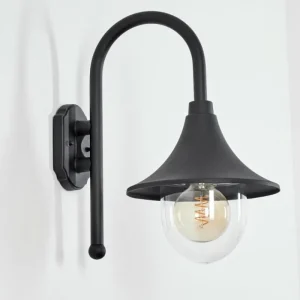 hofstein Applique murale d'extérieur Brilliant Berna Noir, 1 lumière* Lampes Modernes