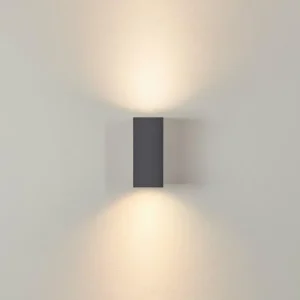hofstein Applique murale d'extérieur Kingstown Anthracite, 2 lumières* Lampes Modernes