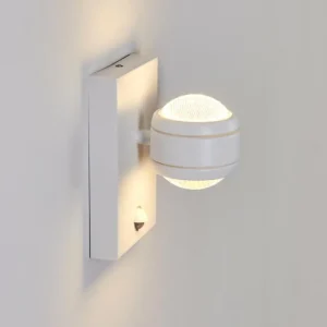 hofstein Applique murale d'extérieur Borlo LED Blanc, 2 lumières, Détecteur de mouvement* Lampes Modernes