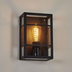 hofstein Applique murale d'extérieur Nelgen Noir, 1 lumière* Lampes Modernes