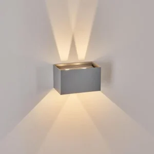 hofstein Applique murale d'extérieur Tamarin LED Gris, 1 lumière* Lampes Modernes