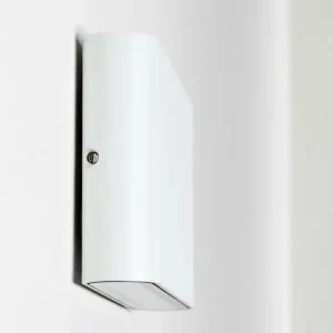 hofstein Applique murale d'extérieur Tinglev LED Blanc, 2 lumières* Lampes Modernes