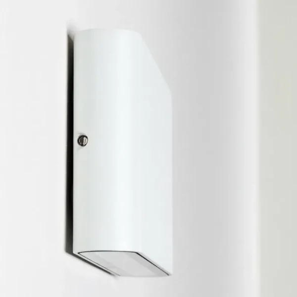 hofstein Applique murale d'extérieur Tinglev LED Blanc, 2 lumières* Lampes Modernes