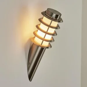 hofstein Applique murale d'extérieur Tunes Nickel mat, 1 lumière* Lampes Modernes