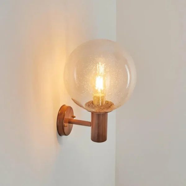 hofstein Applique murale d'extérieur Bubodefo Brun, Couleur bois, 1 lumière* Lampes Modernes