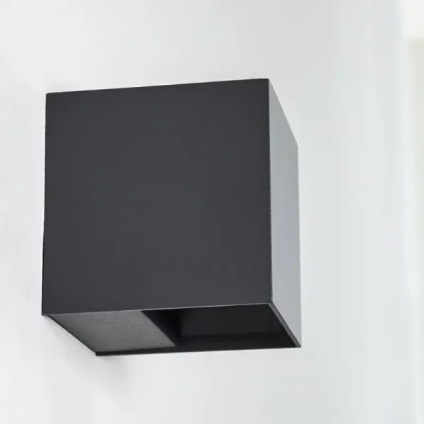 hofstein Applique murale d'extérieur Fauderup LED Anthracite, 2 lumières* Lampes Modernes
