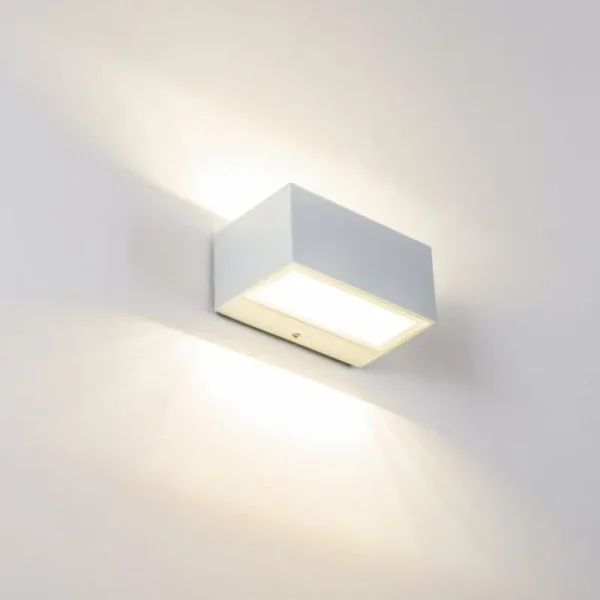 hofstein Applique murale d'extérieur Spider LED Blanc, 1 lumière* Lampes Modernes