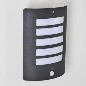 hofstein Applique murale d'extérieur Alslev Anthracite, 1 lumière, Détecteur de mouvement* Lampes Modernes