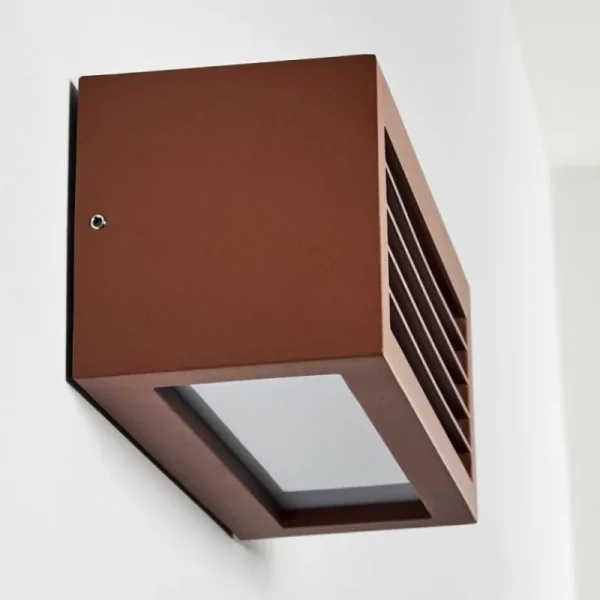 hofstein Applique murale d'extérieur Naldmadebro Brun, 1 lumière* Lampes Modernes