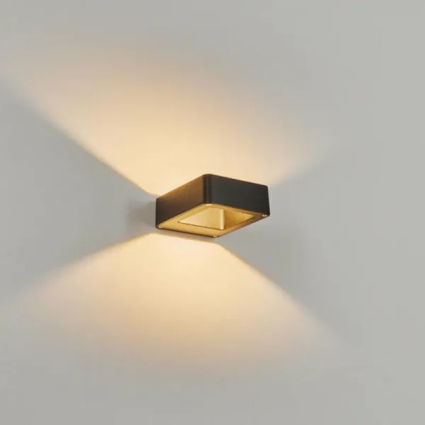 hofstein Applique murale d'extérieur Strandbyn LED Noir, 1 lumière* Lampes Modernes