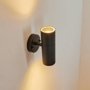 hofstein Applique murale d'extérieur Koila Noir, 2 lumières* Lampes Modernes