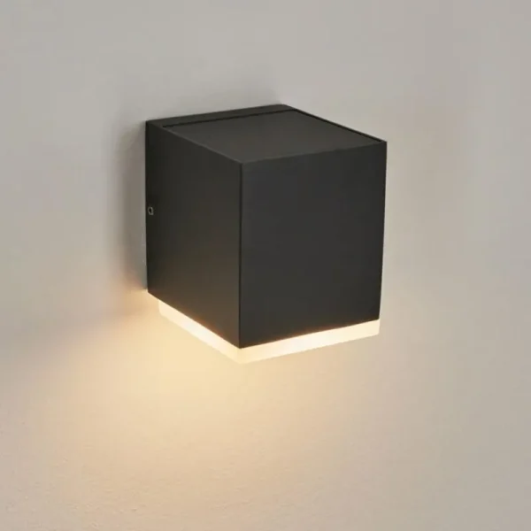 hofstein Applique murale d'extérieur Oatlands Anthracite, 1 lumière* Lampes Modernes