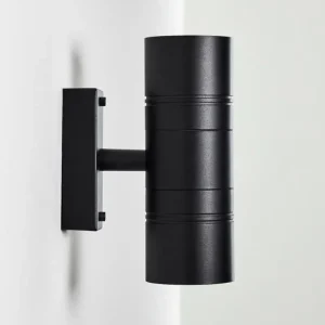 hofstein Applique murale d'extérieur Froslev LED Noir, 2 lumières* Lampes Modernes
